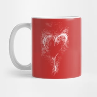 cell phone cover heart from clouds Mug